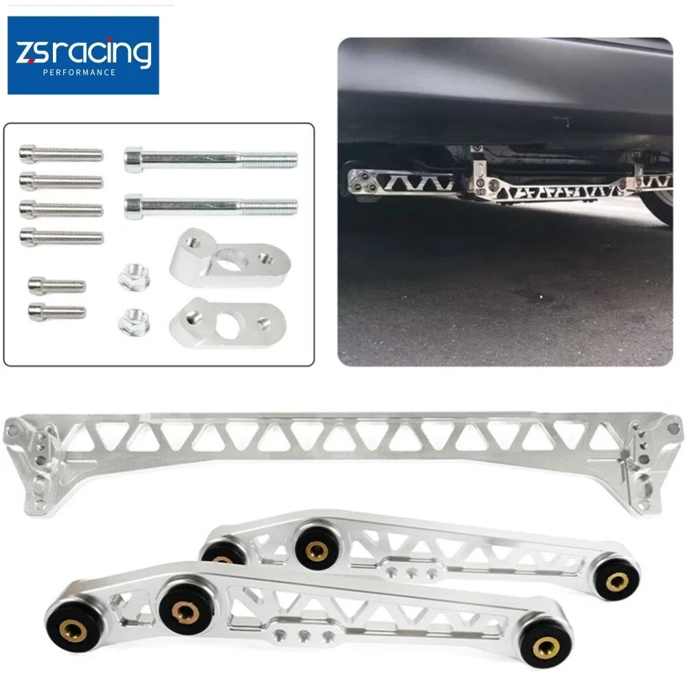 Billet Rear Lower Control Arm + Subframe Brace for Honda Civic EK (1996–2000)