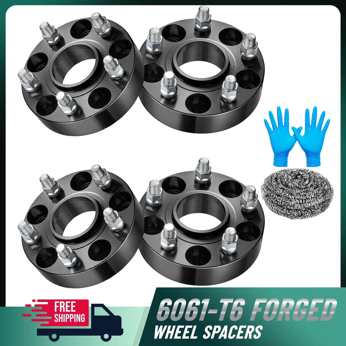 Set of 4 Hub Centric Wheel Spacers 1.25" 5x5 5x127 for Dodge Durango (2011–2024)