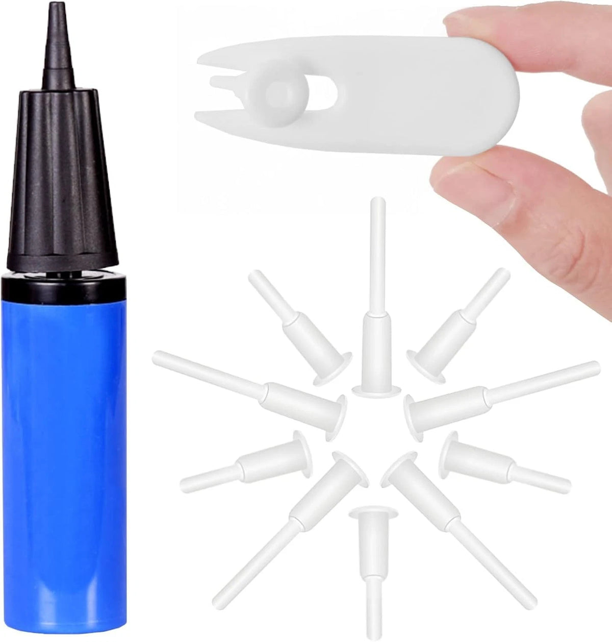 Hand Air Pump for Exercise Ball (Pack of 1) - Blue