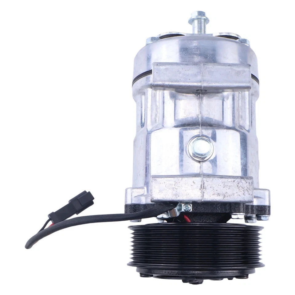 12V A/C Compressor for JCB Skid Steer Loader 225 260 280 300T (332-X9269, SD7H13332)
