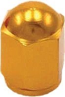 Air Valve Caps for (D58-03-103) - Gold Aluminum