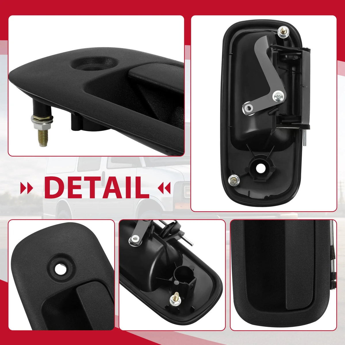 Passenger Outside Sliding Front RH Door Handle for Express Savana Van (1996–2009)