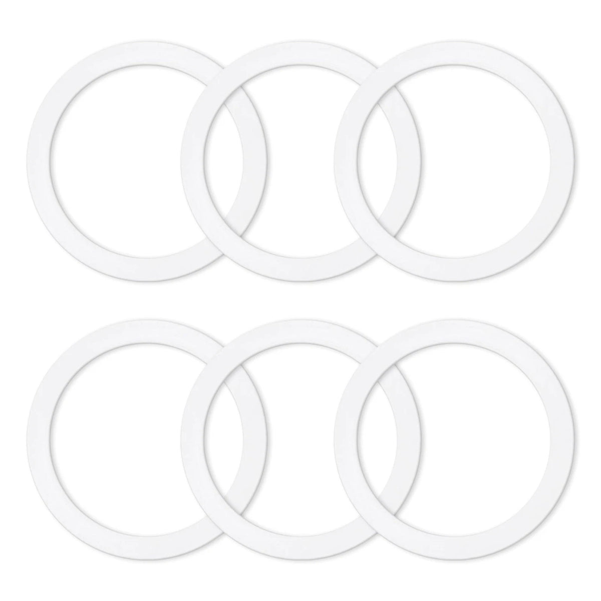 Set of 6 Silicone Gasket Seals for Moka Pot (6 Cups)