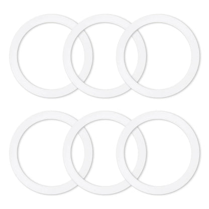 Set of 6 Silicone Gasket Seals for Moka Pot (6 Cups)