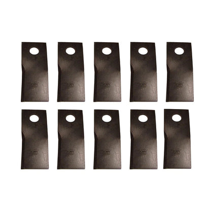 Set of 10 Mower Blades for Lely Optimo 280 240 205 165 Splendimo