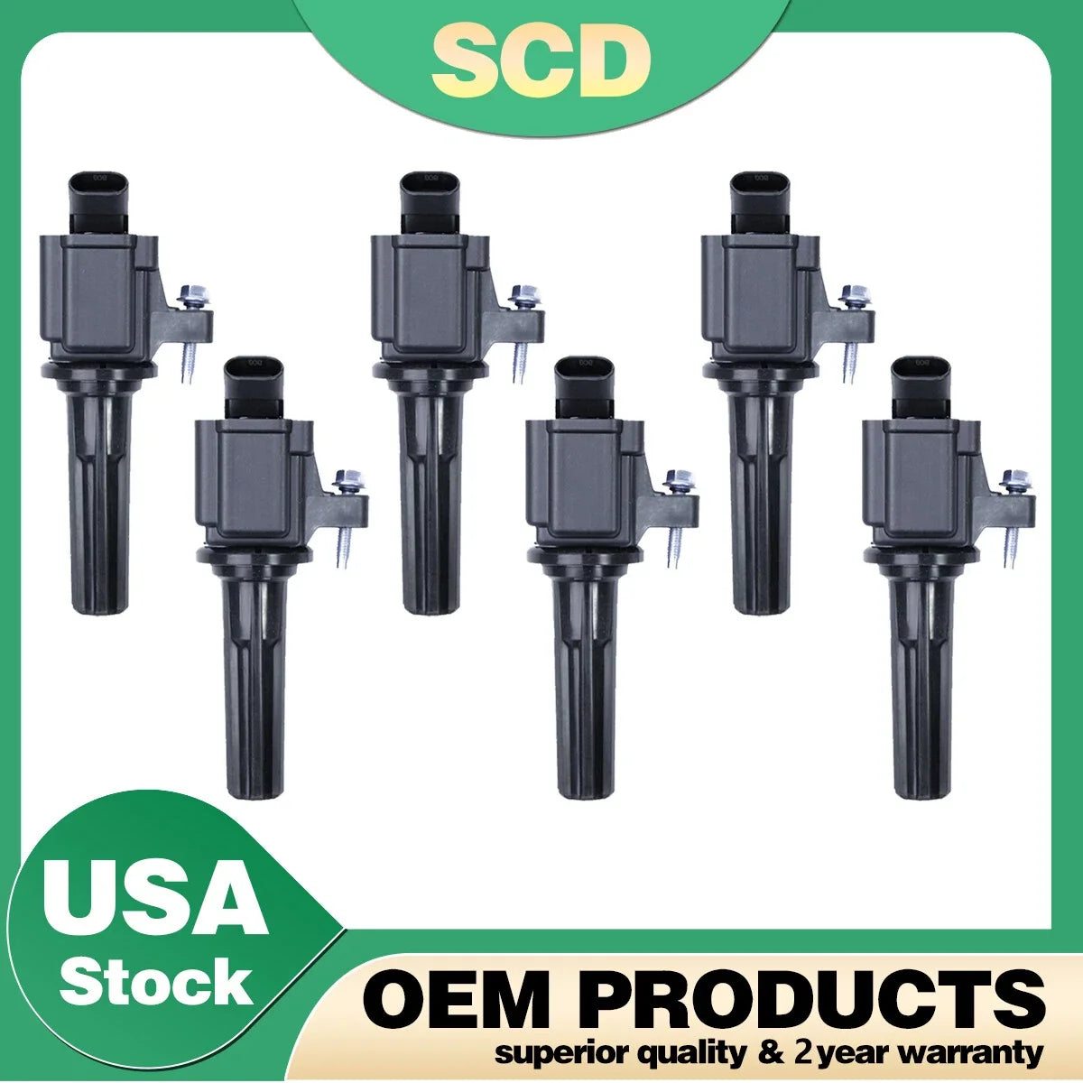 6X Ignition Coils for Chevy Colorado GMC Saab 9-7x Buick Rainier (2004–2009) UF497