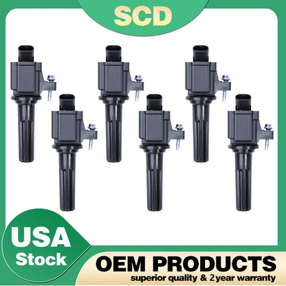 6X Ignition Coils for Chevy Colorado GMC Saab 9-7x Buick Rainier (2004–2009) UF497