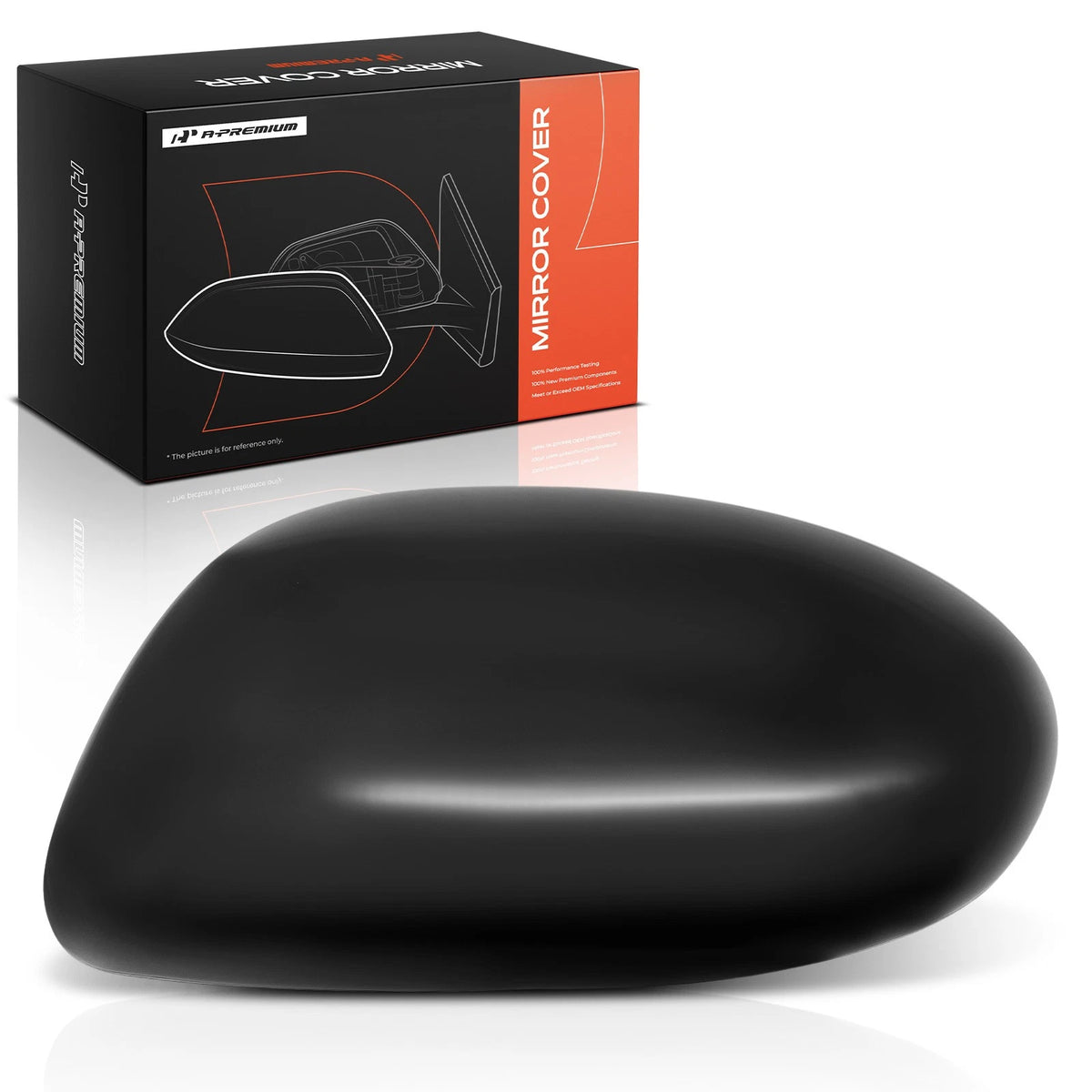Driver Side View Mirror Cover Cap for Mazda 3 (2010–2013) GS1E691N7A08, MA1326103
