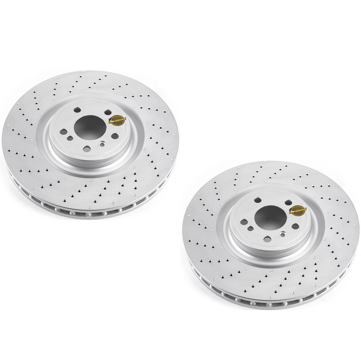 Set of 2 Powerstop Brake Discs for Mercedes-Benz GLE43 AMG G (2012–2019)