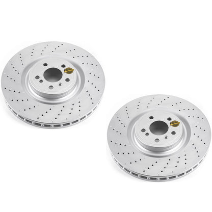 Set of 2 Powerstop Brake Discs for Mercedes-Benz GLE43 AMG G (2012–2019)
