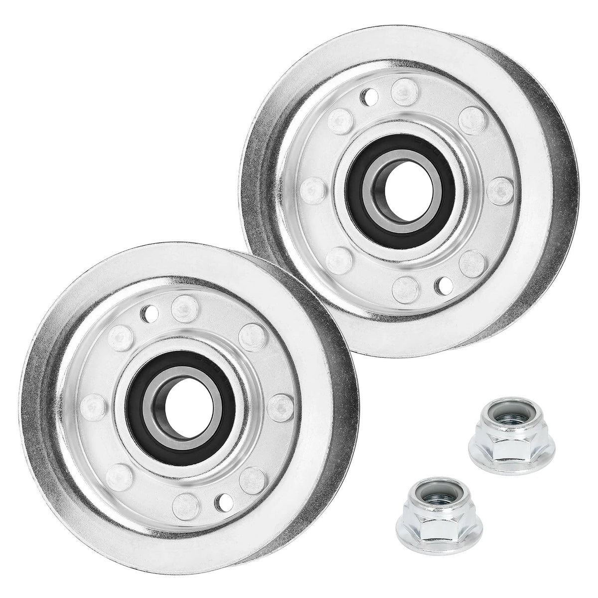 Idler Pulley 2 Pack for John Deere Lawn Mower 42 48 Inch Deck