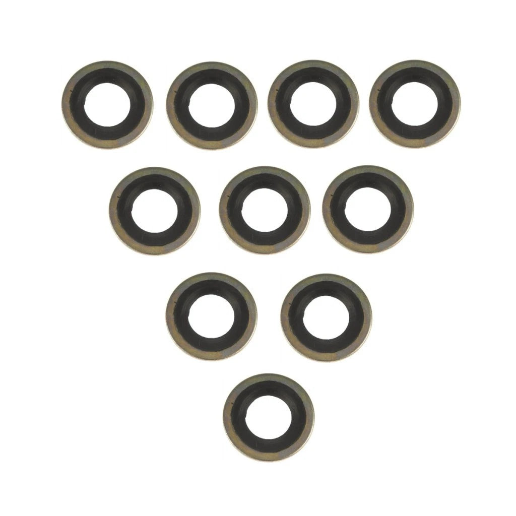 10X Drain Plug Gasket for Ford Escort (1991–1996) ALX-PAU-RB-097-025-CL360A55