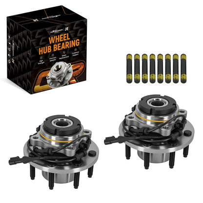 Set of 2 Front Wheel Bearing Hubs for Ford F-250/F-350/Excursion (2003–2005) 515056 w/ABS