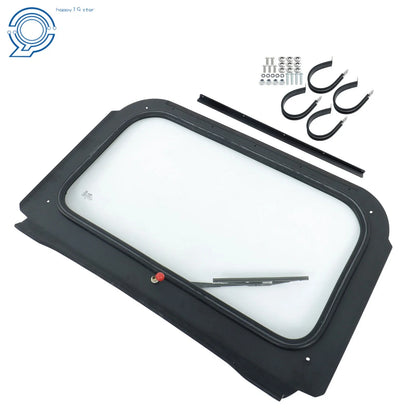 Full Glass Windshield with Wiper for Polaris RZR 570, 800, XP 900 (2008–2014)