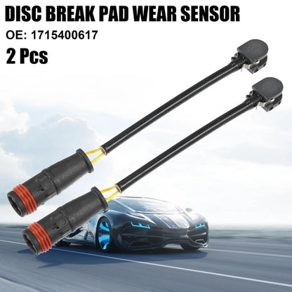 2X Brake Pad Wear Sensor for Mercedes-Benz SL500 (1715400617)