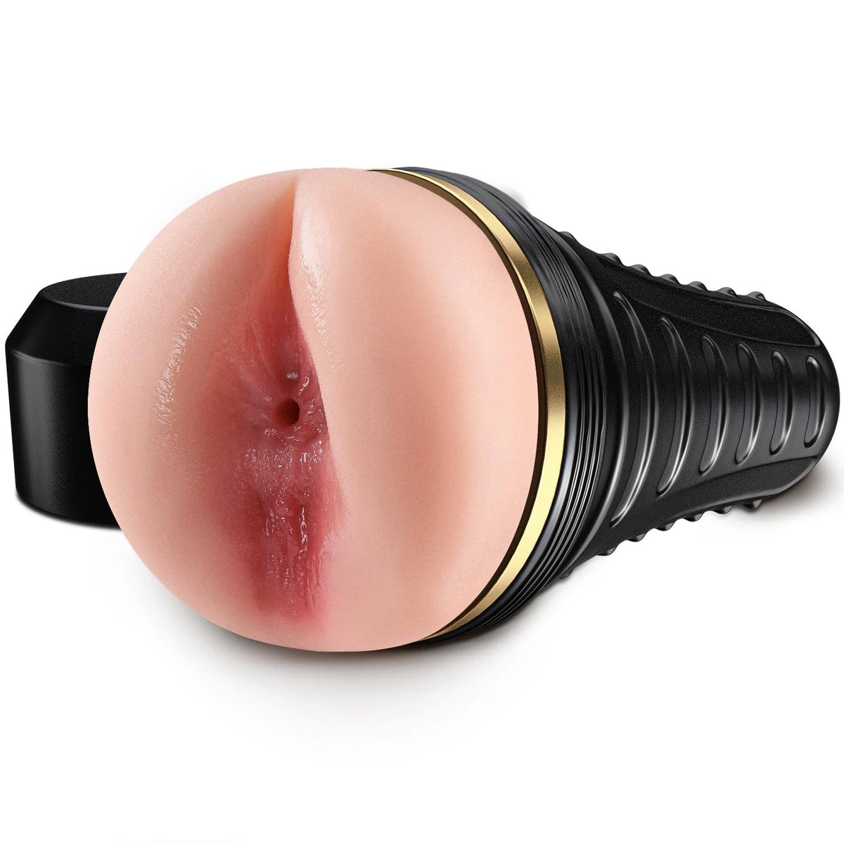 Realistic Pocket Pussy Masturbator - Textured Anus, Flesh
