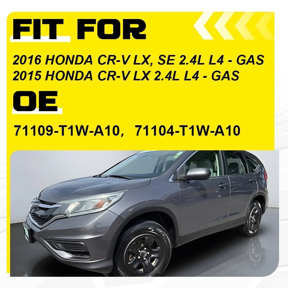 Set of 2 Fog Light Trim Grilles for Honda CR-V (2015–2016)