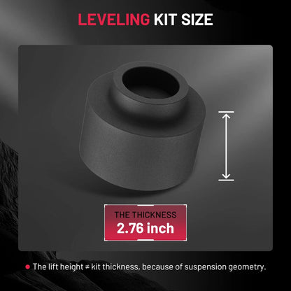 2" Inch Rear Leveling Lift Kit for Dodge Ram 1500 (2009–2024)