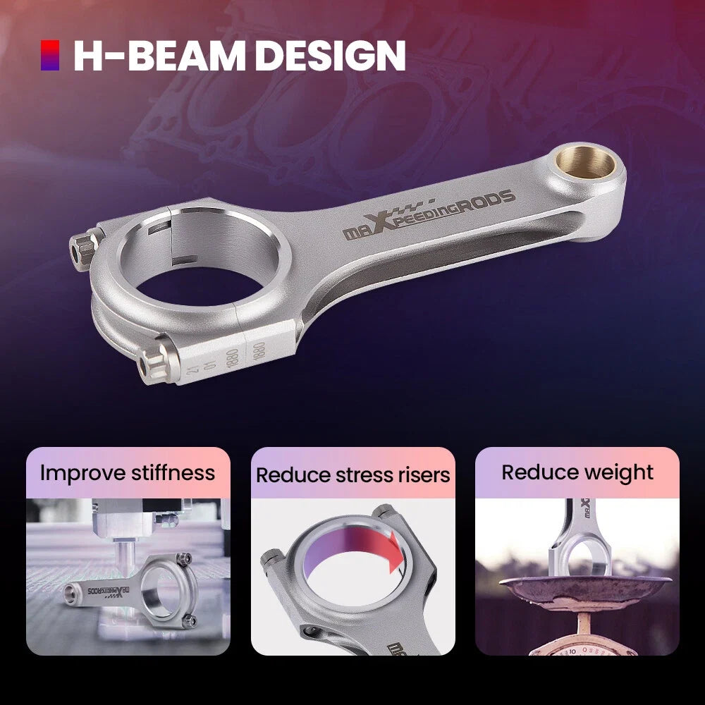 Forged Connecting Rods for Honda Acura Integra B18C1 B18C5 (1994–2001)