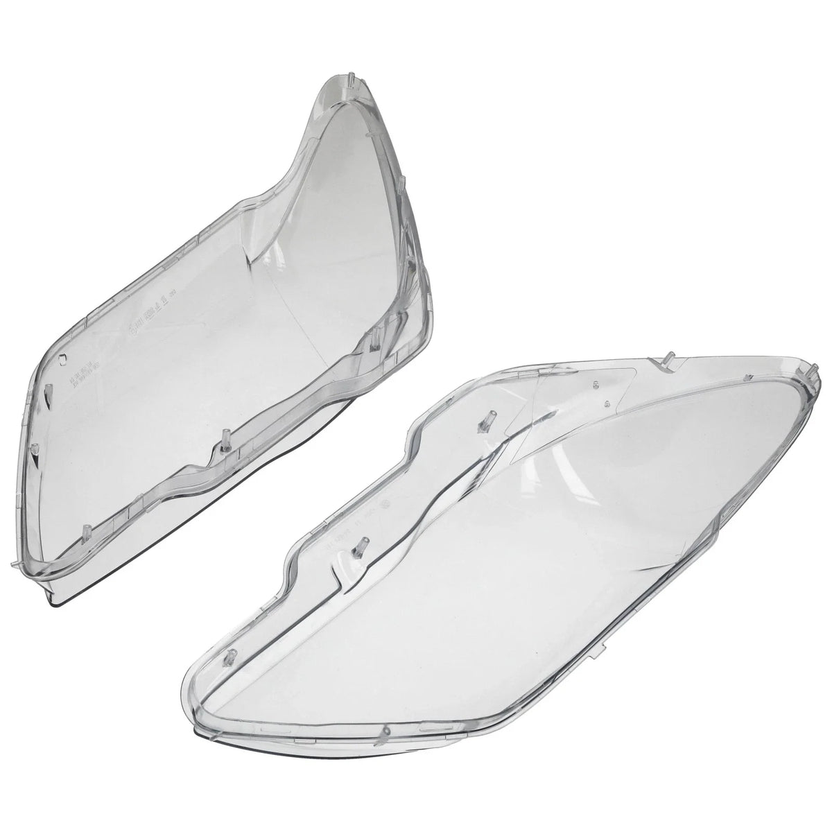 Front Headlamp Lens Covers Pair for BMW E66 7-Series (2005–2008) Clear