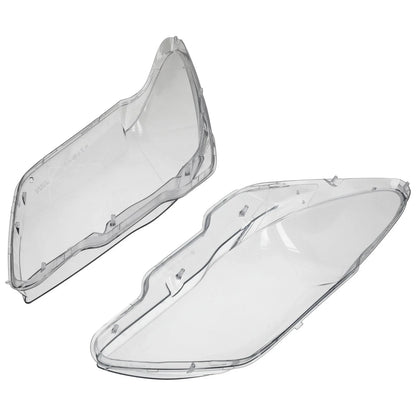Front Headlamp Lens Covers Pair for BMW E66 7-Series (2005–2008) Clear