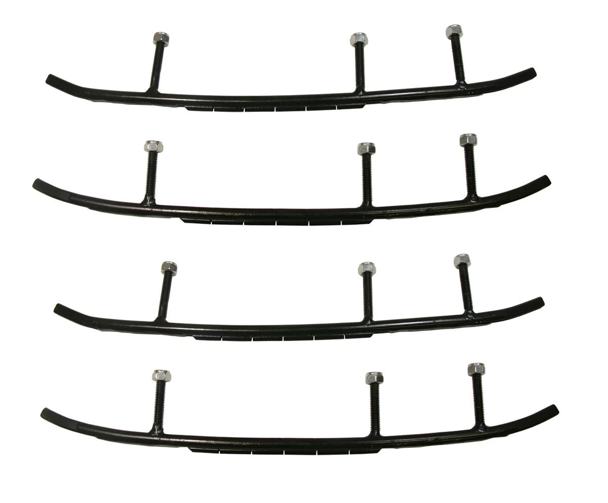 Set of 2 Bottom Line 6" Carbides Runners Skags for Polaris AccuTrak Skis (2004–2015)