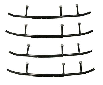 Set of 2 Bottom Line 6" Carbides Runners Skags for Polaris AccuTrak Skis (2004–2015)