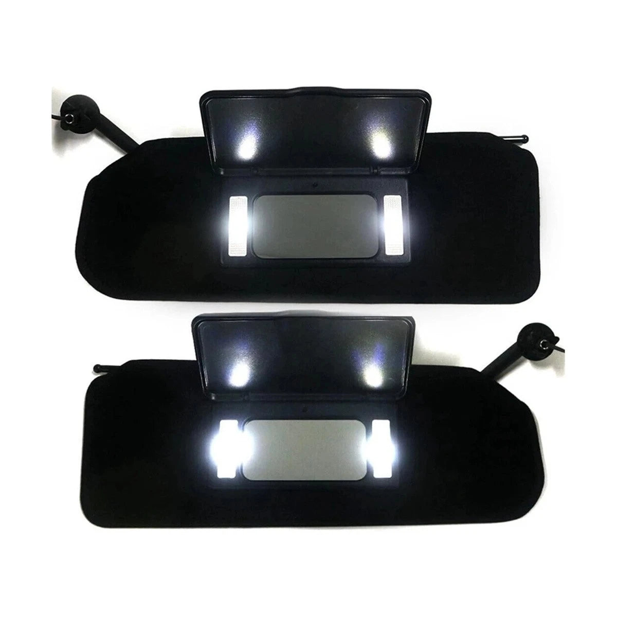 Set of 2 Sun Visors for Corvette C5 (1997–2004) 10442033 10442034 with LED