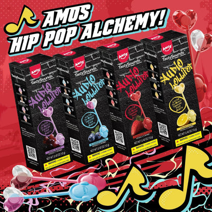 4 Count Lollipop Candy Suckers for TastySounds