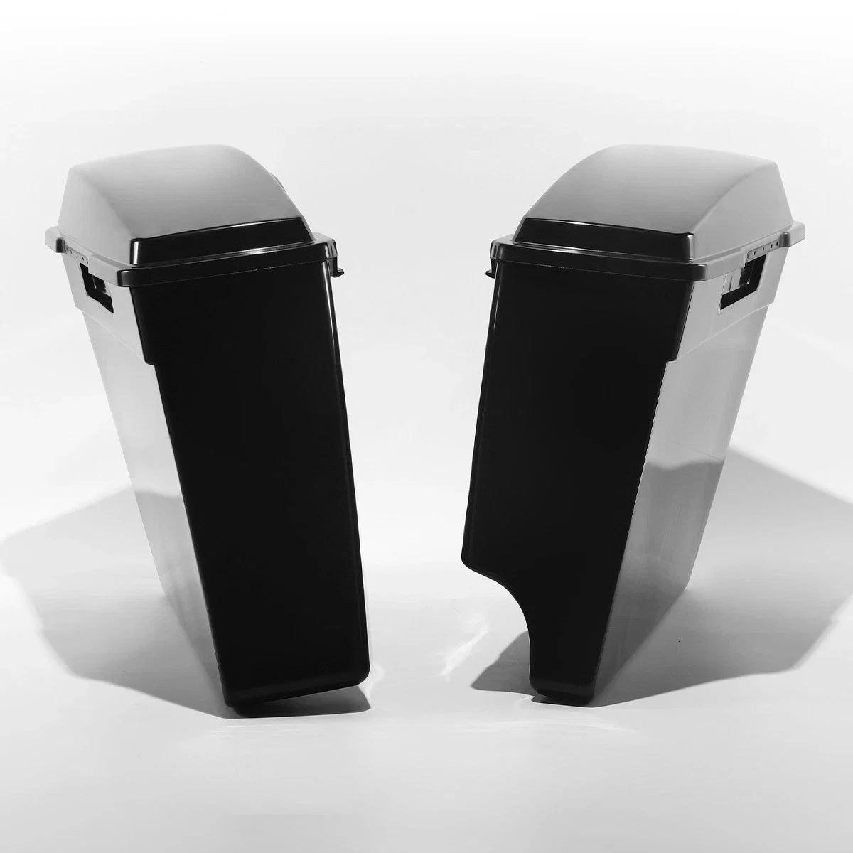 4" 2 Into 1 Stretched Extended Hard Saddlebags for Harley Touring (1993–2013)