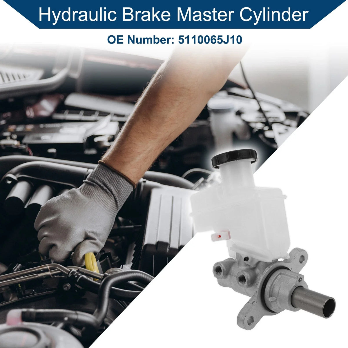 Brake Master Cylinder with Reservoir No. 5110065J10 for Suzuki Grand Vitara (2006–2014)
