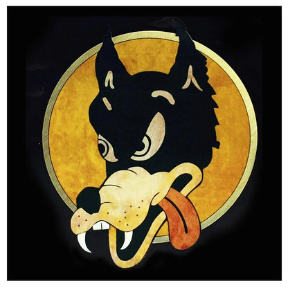 Inlay Sticker for Guitars & Bass - Jerry Garcia Wolf (Multi-colored)