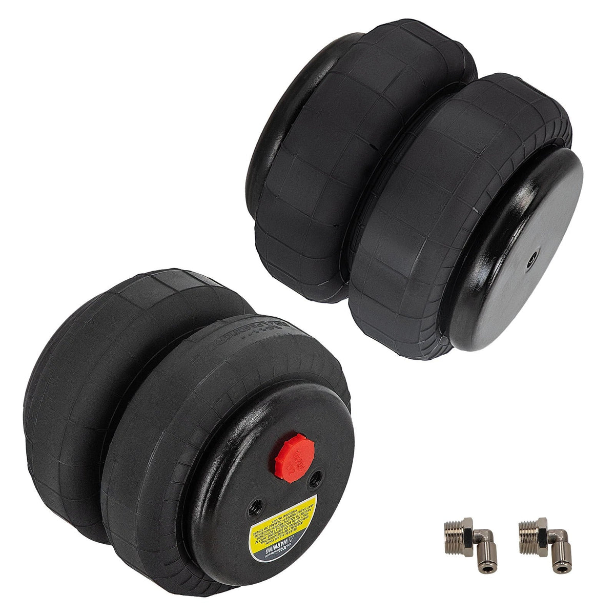 Pair Air Suspension Bags for Standard 2500 lb (Single Port)