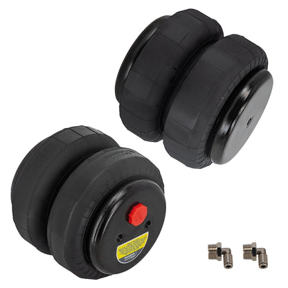 Pair Air Suspension Bags for Standard 2500 lb (Single Port)