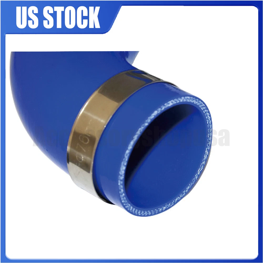 Silicone Rubber 90° Elbow Hose with Clamps for Peterbilt Kenworth (F04-6006)