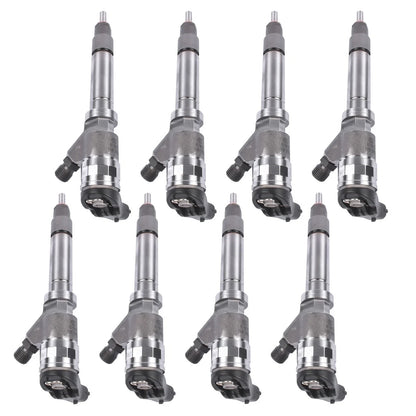8pcs Diesel Fuel Injectors for Chevy Duramax Savana (2007–2010) 0445120082