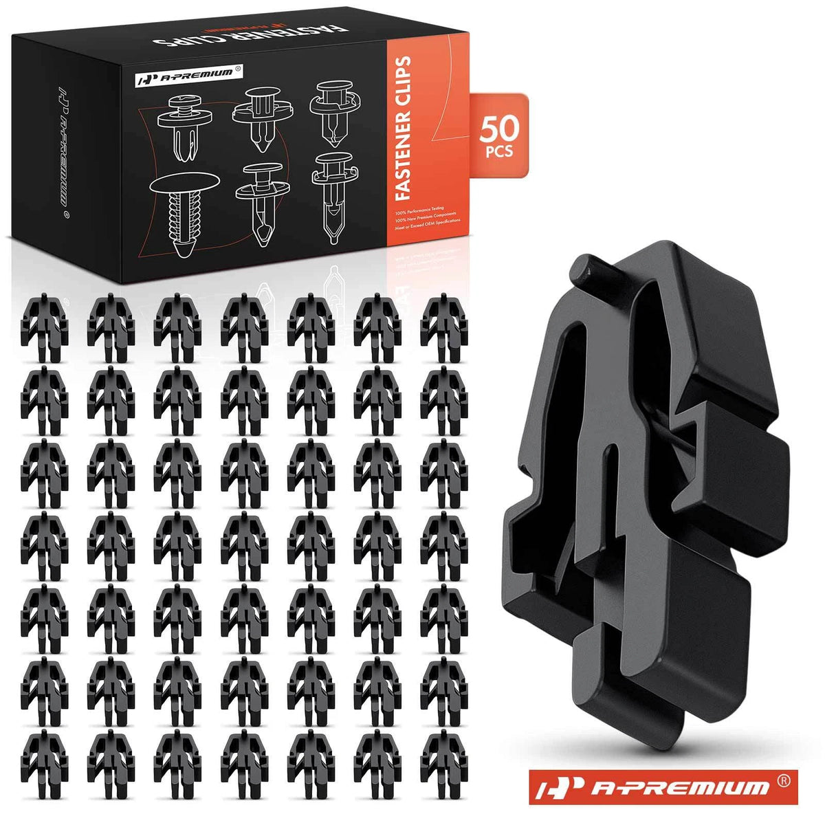 50Pcs Nylon Grille Clips for Toyota Camry RAV4 (2007–2023) 9046713005, 90467-13008, 17194