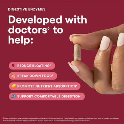 Digestive Enzymes for Bloating 180 Count (Pack of 1)