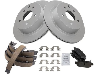 Brake Pad Rotor and Parking Brake Kit for Infiniti G35 (2003–2005) 96347DQZY