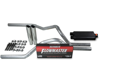 2.5" Dual Exhaust Kit for Chevy GMC 1500 (2015–2018) Flowmaster 50 Series