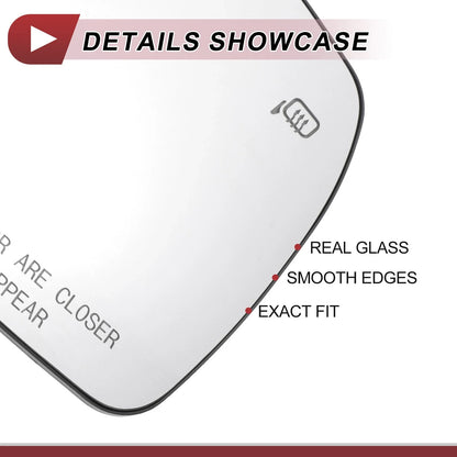 Heated Right Passenger Side Mirror Glass for Ford Escape (2008–2012)