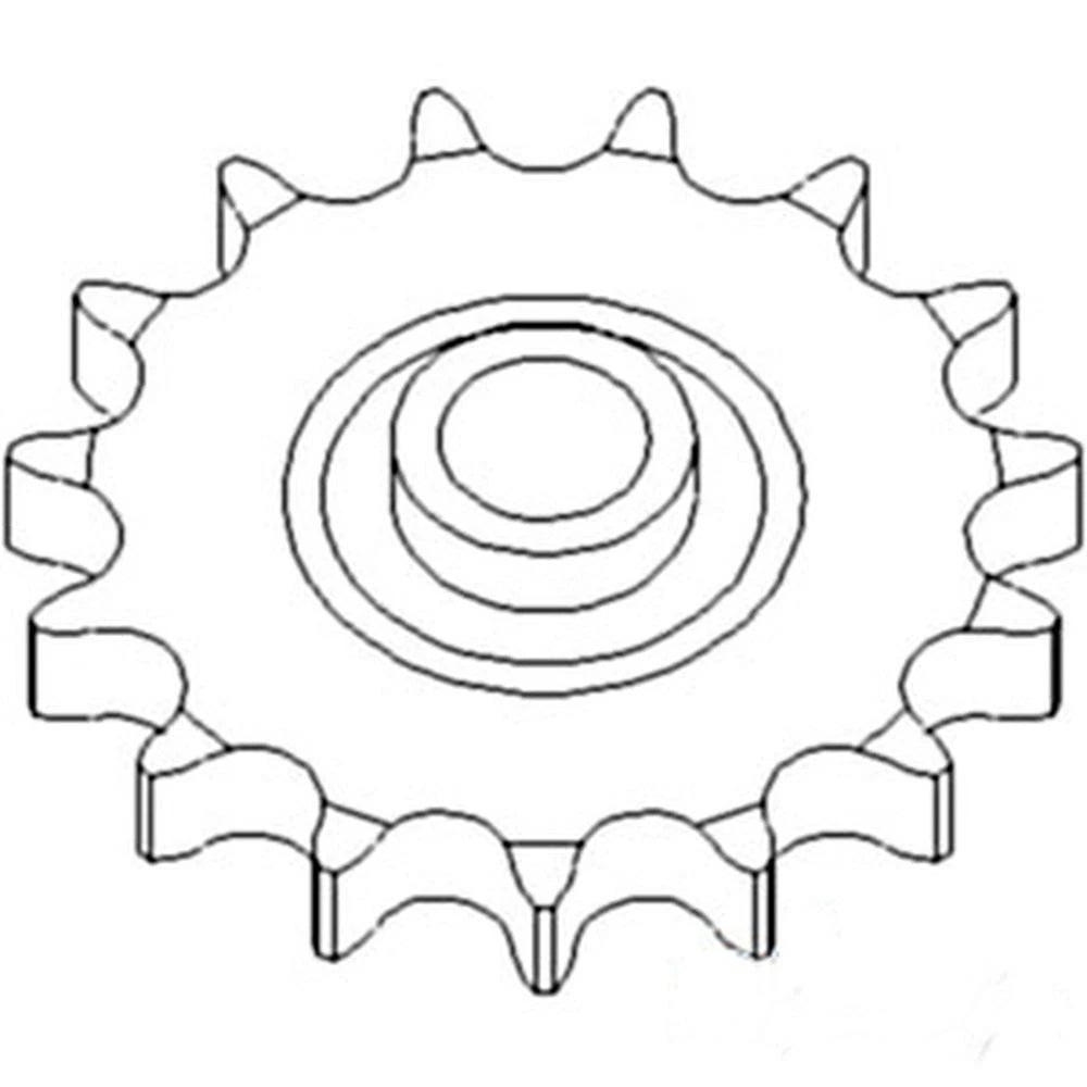 AE27909 Combine Feeder House Idler Sprocket for JD 6622 9400 9410 9450