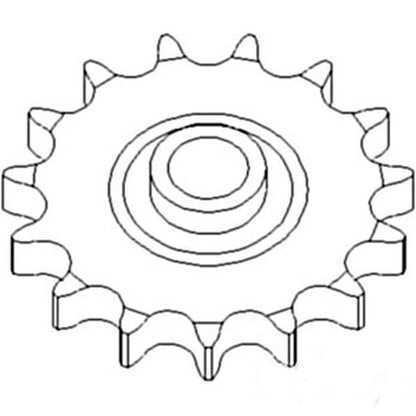 AE27909 Combine Feeder House Idler Sprocket for JD 6622 9400 9410 9450