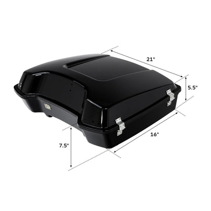 Razor Luggage Trunk with Latches for Harley Davidson Touring Glide (1997–2013)