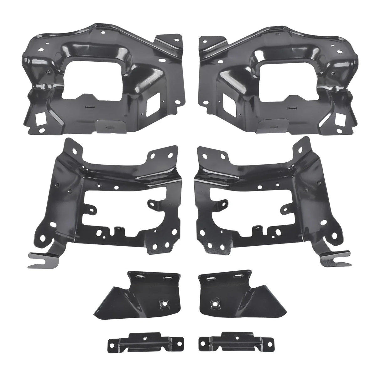 Set of 8 Front Bumper Support Brackets for Chevy Silverado 1500 (2014–2015)
