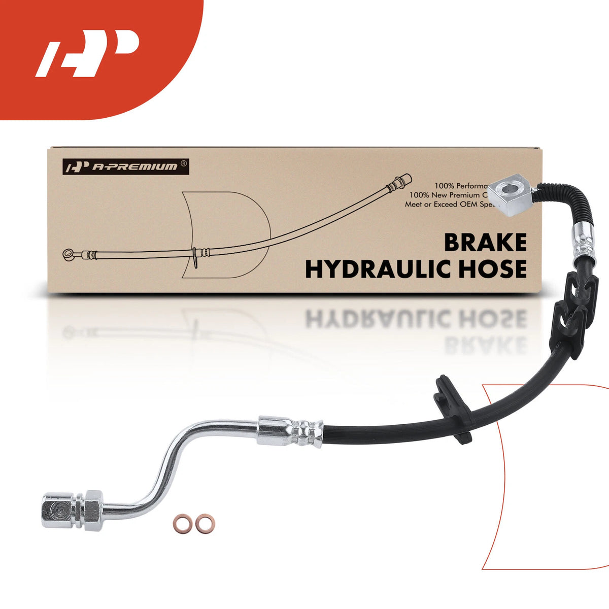 Rear Right Brake Hydraulic Hose for Ford Freestar (2004–2005) 5F2Z2282AA, 2204684