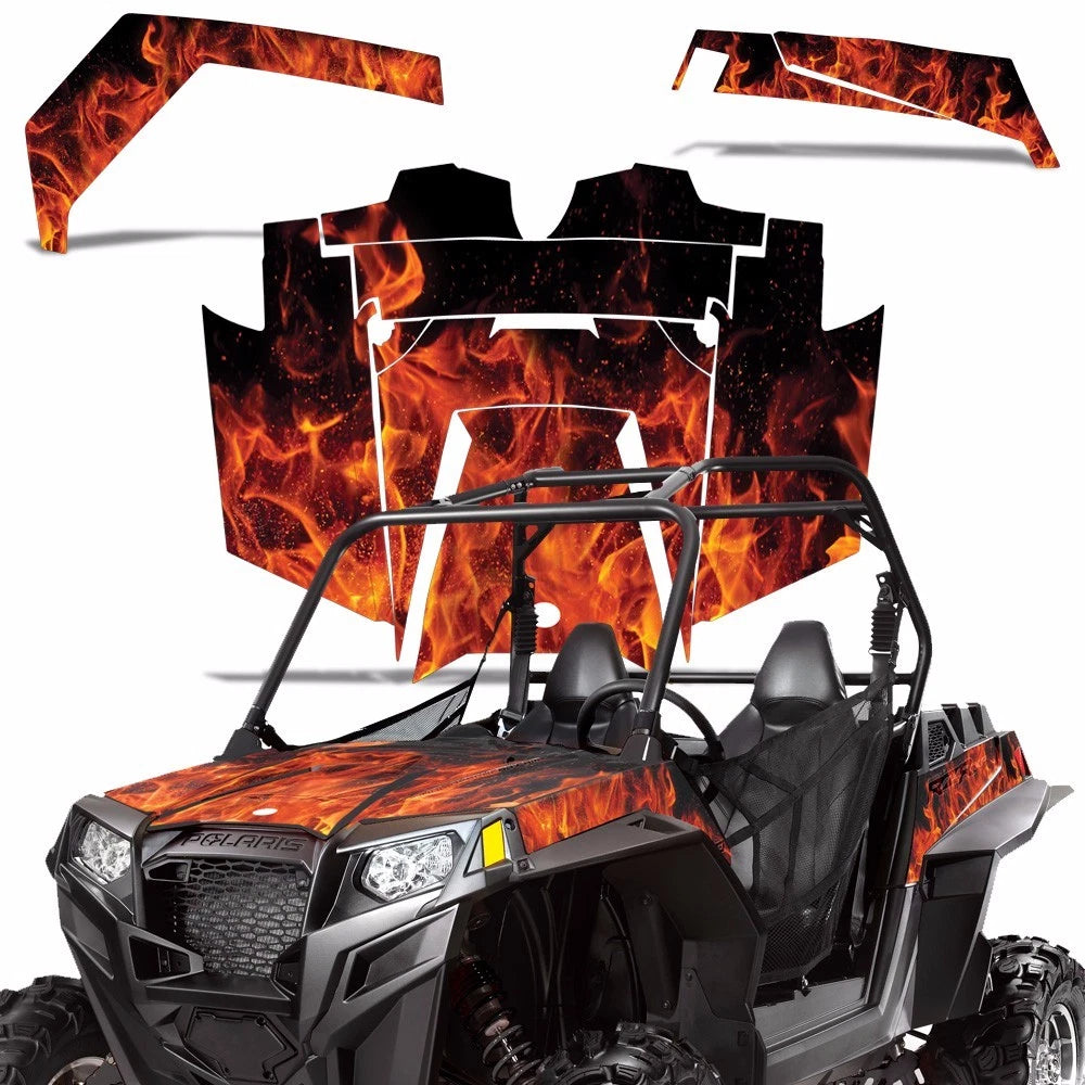 Graphics Kit Decals Stickers for Polaris RZR XP 900 (2011–2014)