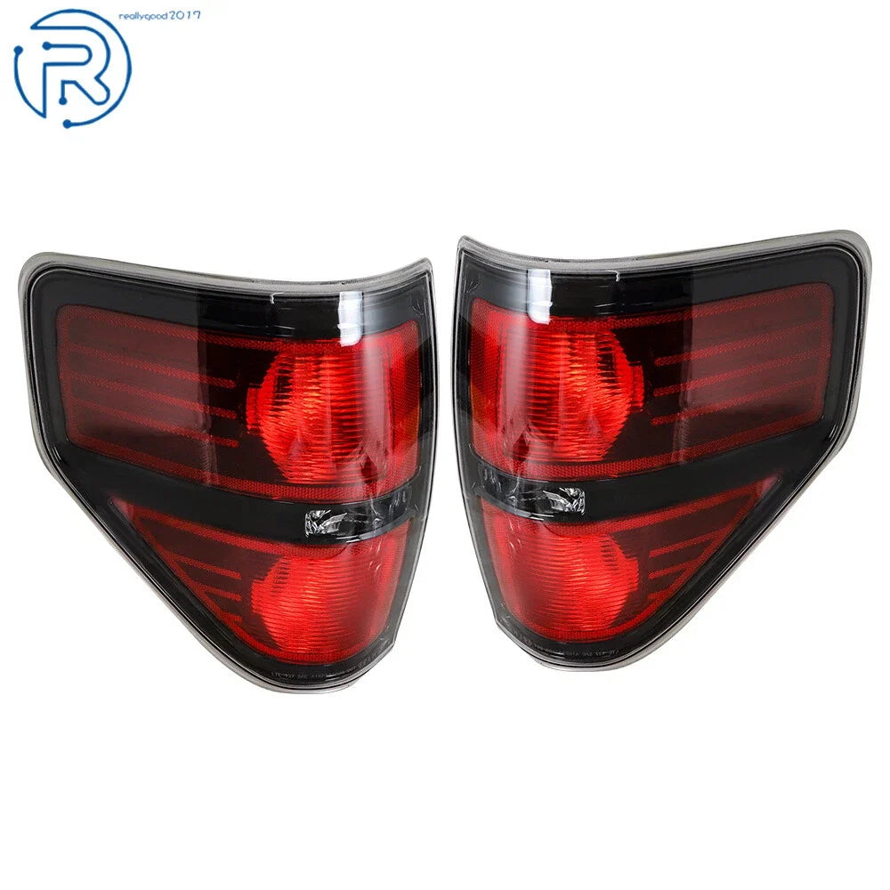 Set of 2 Rear Tail Lights for Ford F-150 (2009–2013) Left & Right Brake Lamps