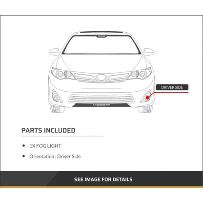 Fog Light Driver Side for Toyota Matrix (2009–2014) | TO2592123, LLX-TO2592123-CL360A78
