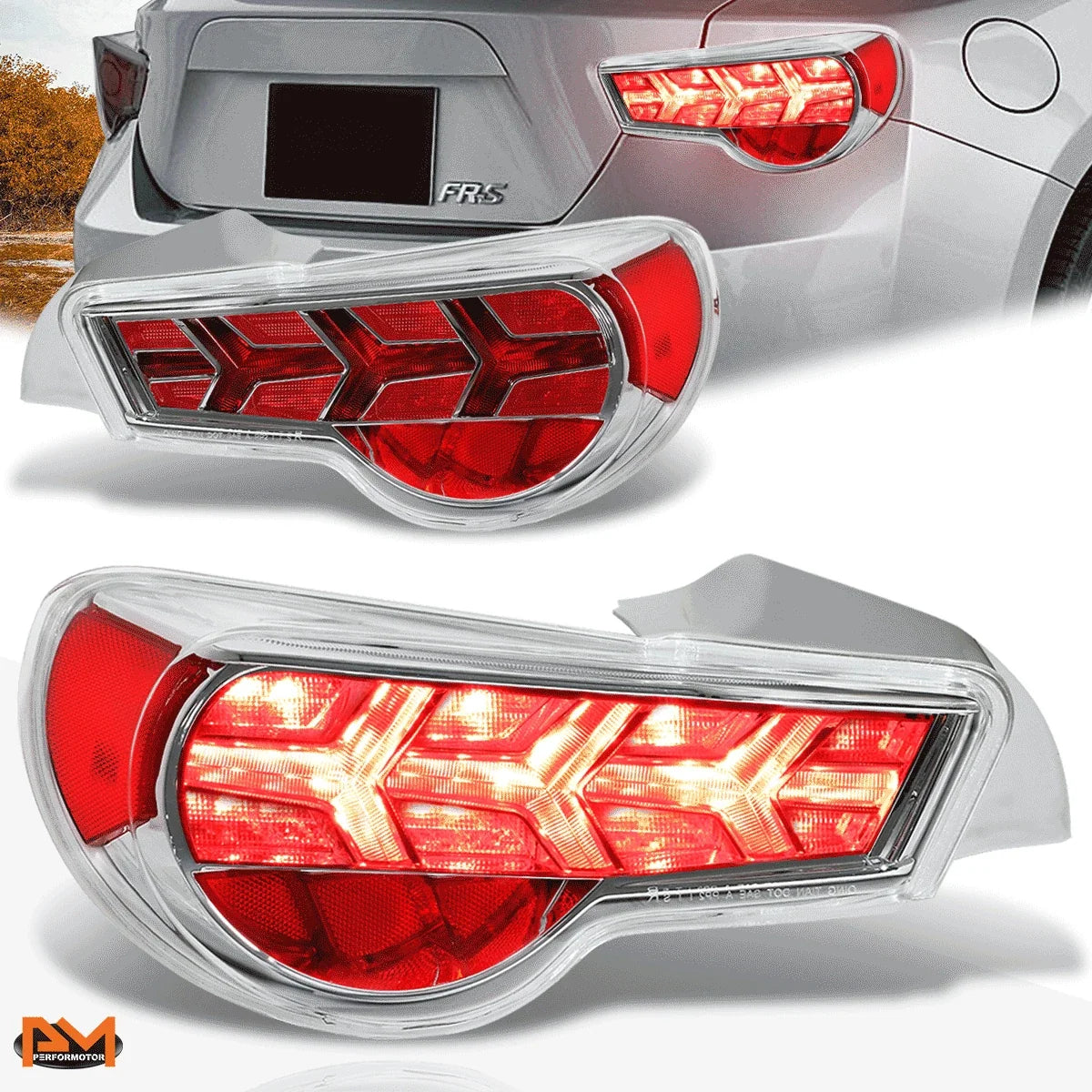LED Chasing Arrow Tail Light Brake Lamp for Scion FRS (2013–2017)